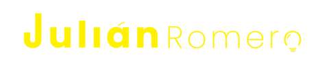 agencia de marketing para ecommerce julian romero logo amarillo