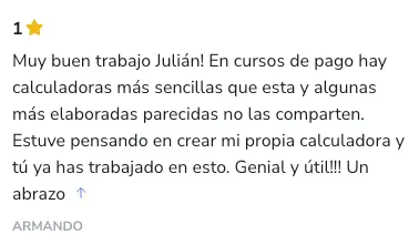 calculadora roas julian romero testimonio5 pack calculadoras