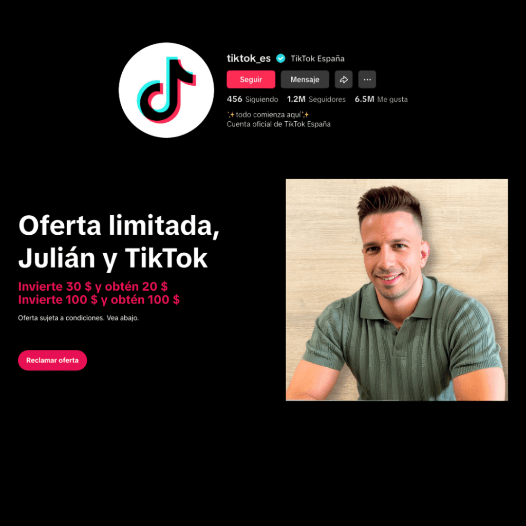 Colaboracion con tiktok españa